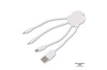 2087 | Xoopar Eco Octopus GRS Charging cable White