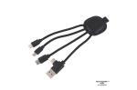 4000 | Xoopar Iné Smart Charging cable with NFC Schwarz