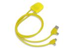 Xoopar Ice-C GRS Charging cable Gelb