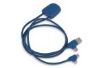 Xoopar Ice-C Charging cable Aztec blue