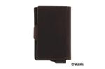 7217 | Valenta Card Case Plus Wallet Brown