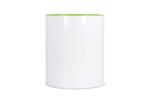 Mug subli Oslo colored inside & handle 300ml White/green