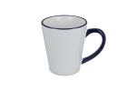 Mug subli Melbourne colored edge & handle 300ml 