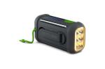 MH-08 | Muse radio bluetooth speaker with solar and wind-up mechanism Black