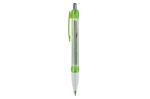 Banner-pen, grip transparent Transparent green