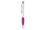 Kugelschreiber Hawaï Stylus weiß Rosa/weiß