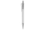 Ball pen Antarctica metal clip Transparent white