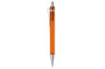 Ball pen Antarctica metal clip Transparent orange