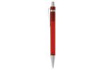 Ball pen Antarctica metal clip Transparent red