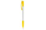 Nash ball pen rubber grip hardcolour White/yellow