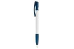 Nash ball pen rubber grip hardcolour White/blue