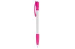 Nash ball pen rubber grip hardcolour Pink/white