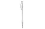 Nash ball pen rubber grip transparent, white White,transparent