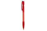 Nash ball pen rubber grip transparent Transparent red