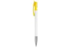 Nash ball pen metal tip hardcolour White/yellow