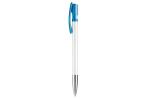 Nash ball pen metal tip hardcolour, lightblue Lightblue, offwhite