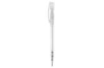 Nash ball pen transparent, white White,transparent