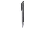 Ball pen Atlas transparent metal tip Transparent black