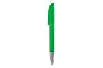 Ball pen Atlas transparent metal tip Transparent green