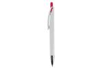 Ball pen Riva hardcolour White/red