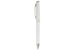 Pen set 2 stripes barrel metal White