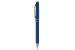 Pen set 2 stripes barrel metal Dark blue