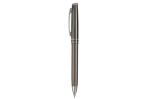 Pen set 2 stripes barrel metal Dark grey