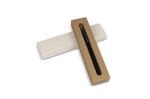 Stiftebox aus recyceltem Milchkarton, 1 Stift Beige