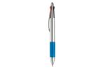 Ball pen 4 colours Blue/silver