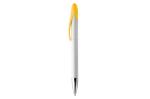 Speedy ball pen twist metal tip White/yellow