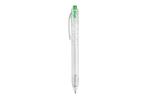 R-PET ball pen Transparent green