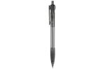 Cosmo ball pen transparent rubber round clip Transparent black