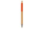 Ball pen Madrid bamboo Orange