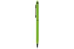 Slim stylus rubberised Light green