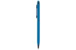 Slim stylus rubberised Aztec blue