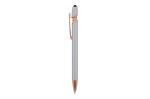 Ball pen Paris Deluxe Metal Rubberised Silver