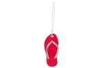 Luggage tag slipper Red