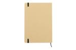 Cardboard notebook round corners A6 Brown