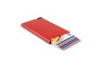 Aluminum card holder Red