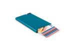 Aluminum card holder Light blue