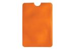 Kartenhalter Soft Anti Skim Orange