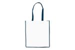 Carrier bag non-woven 75g/m² White/blue