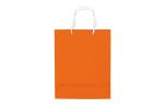 Laminierte Papiertasche, mittel Orange