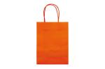 Kleine Papiertasche im Eco Look 120g/m² Orange