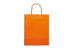 Mittlere Papiertasche im Eco Look 120g/m² Orange