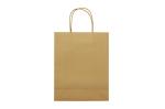 Mittlere Papiertasche im Eco Look 120g/m² Hellbraun