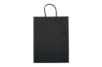 Große Papiertasche im Eco Look 120g/m² Schwarz