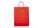 Große Papiertasche im Eco Look 120g/m² Rot