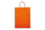 Große Papiertasche im Eco Look 120g/m² Orange