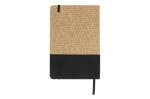 Notizbuch Jute R-PET GRS Schwarz